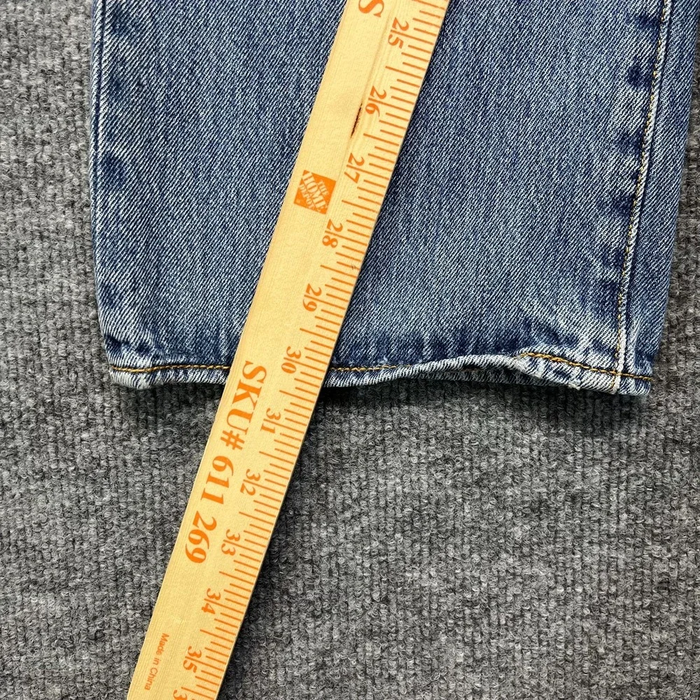 Levi's 501 Original Jeans Men's Denim Pockets Mid Rise Classic Straight‎ - 36x30